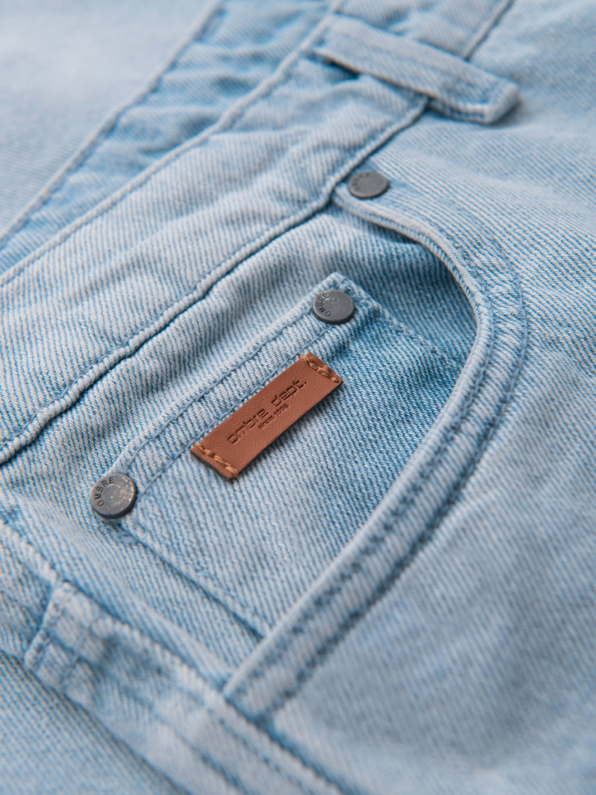 Meeste teksapüksid Ombre Clothing rebitud detailidega - Image 8