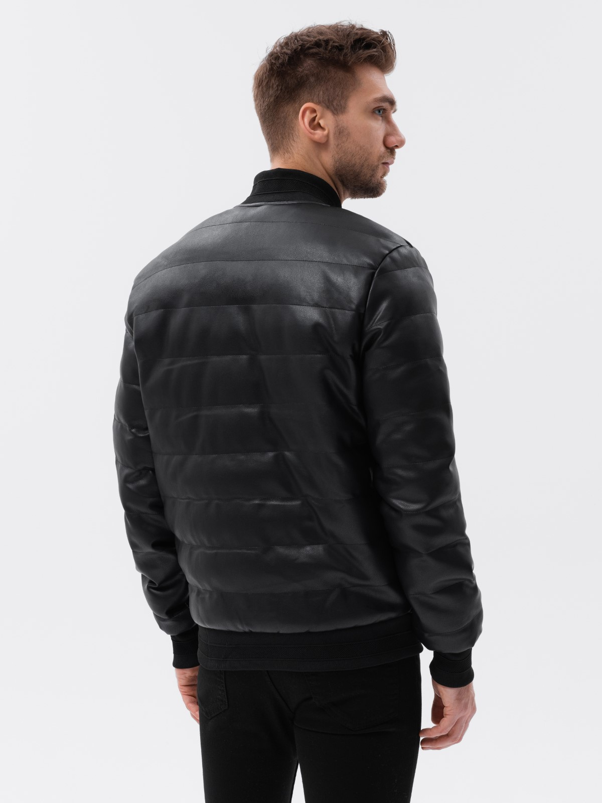 Meeste tepitud bomber-jope Ombre Clothing - Image 1