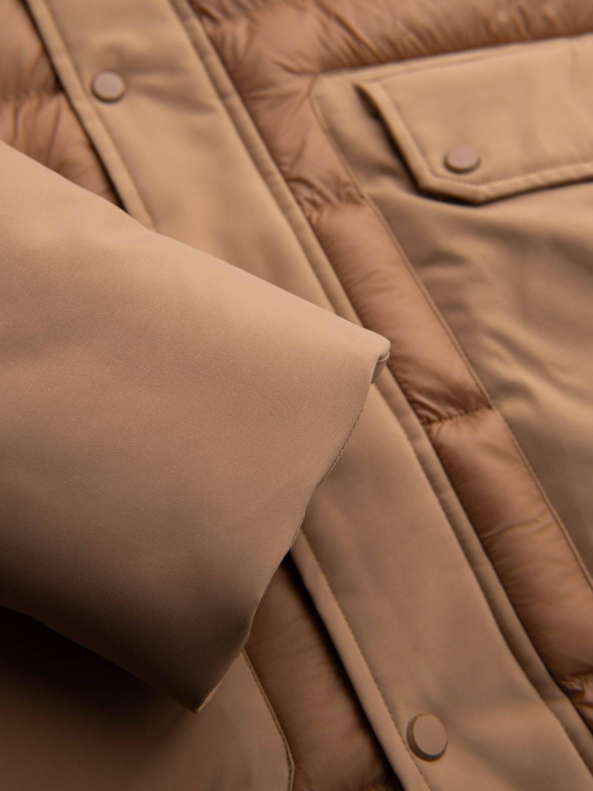 Meeste kapuutsiga tepitud pikem jope Ombre Clothing - Image 21