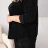Plus Size naiste velvetist komplekt pusa ja laiade pükstega Kesi - Thumbnail Image 16