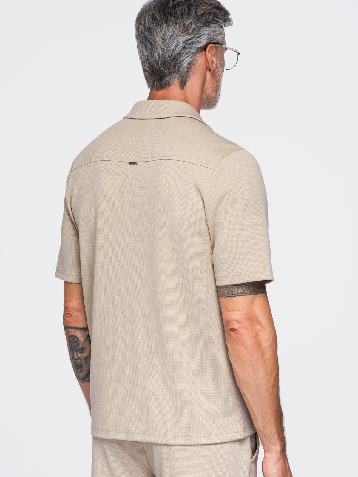 Meeste lühikeste varrukatega särk Ombre Clothing kuuba kraega - Image 5