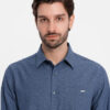 Meeste puuvillane triiksärk taskuga regular fit Ombre Clothing - Thumbnail Image 5