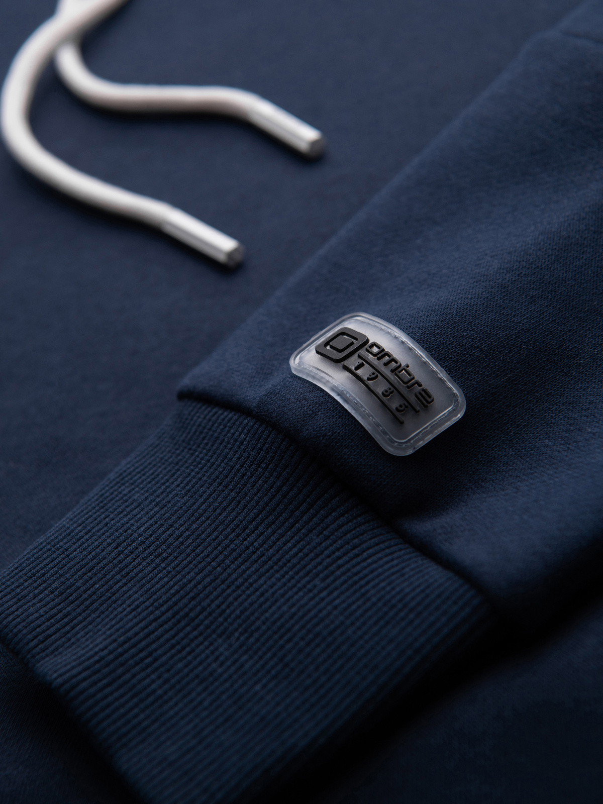 Meeste kapuutsiga dressipluus kontrastsete kantidega Ombre Clothing - Image 14