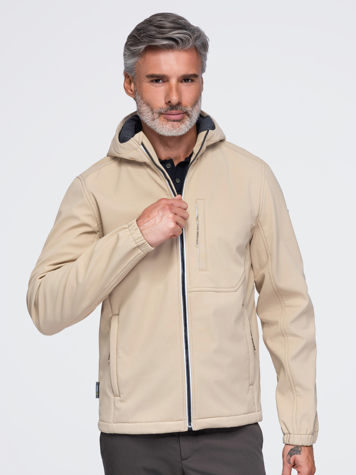 Meeste softshell-jakk Ombre kapuutsiga - Image 16