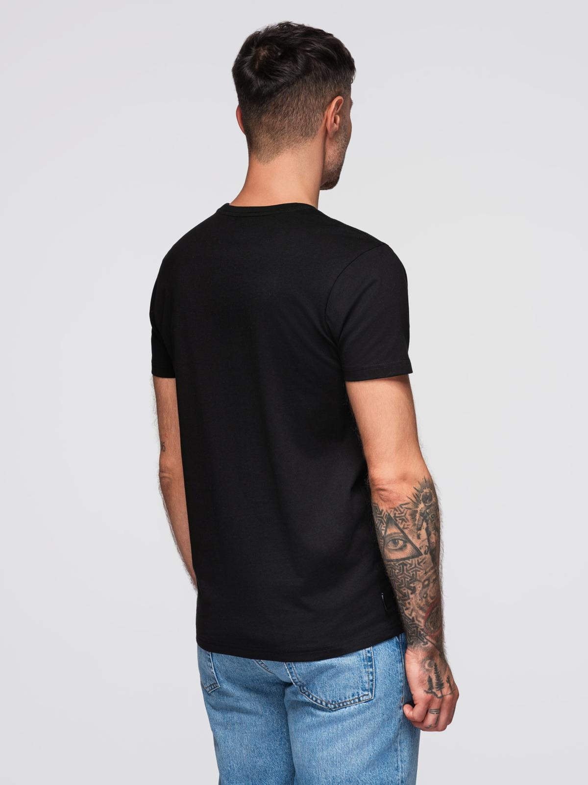 Ombre Clothing meeste trükisega puuvillane T-särk - Image 15