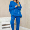 Naiste puuvillane oversize vabaajakomplekt Kesi - Thumbnail Image 12