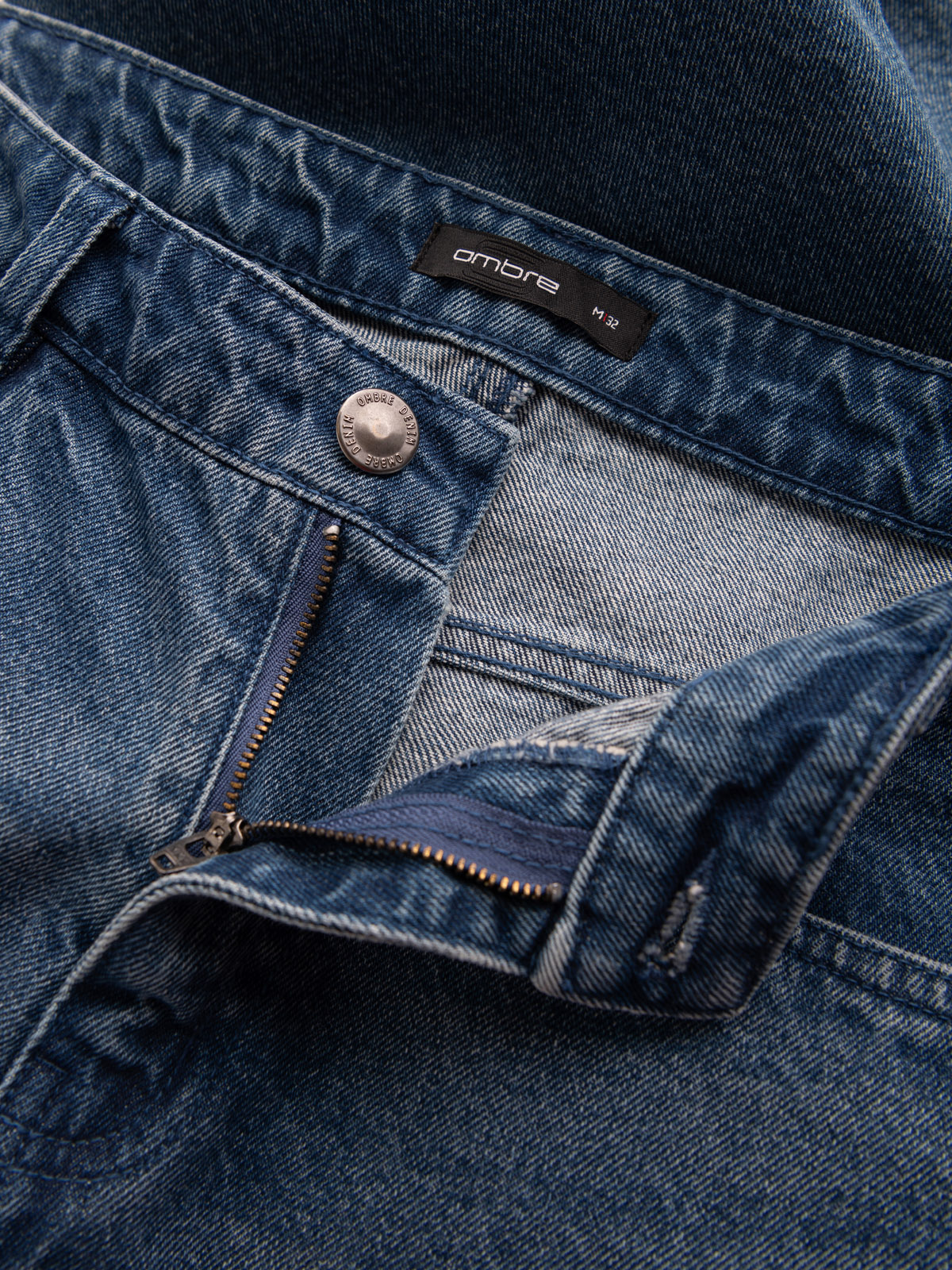 Ombre Clothing meeste teksapüksid kulutatud detailidega - Image 6