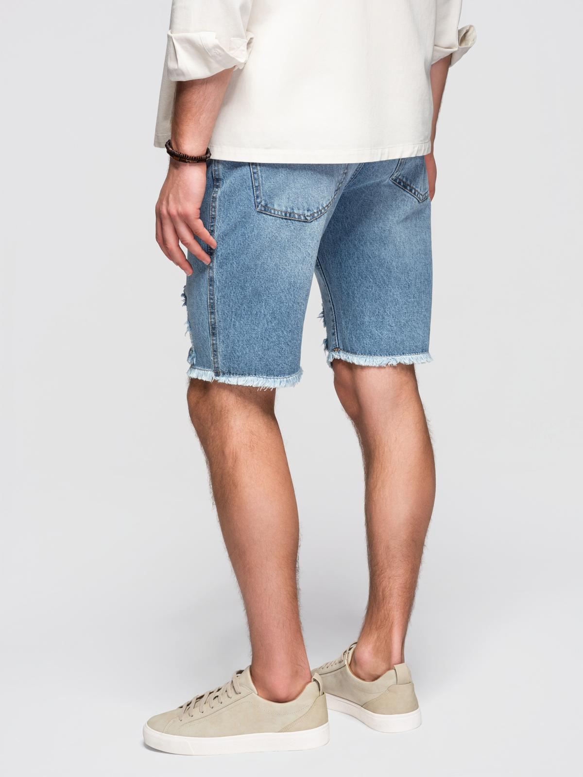 Meeste teksapüksid Ombre Clothing rebitud detailidega - Image 6