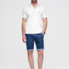 Ombre Clothing meeste teksalühikesed püksid nöörvööga - Thumbnail Image 13