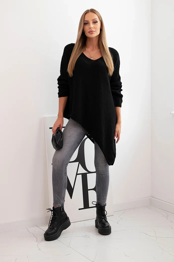 Asümmeetriline naiste oversized kampsun Kesi - Image 25