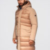 Meeste kapuutsiga tepitud pikem jope Ombre Clothing - Thumbnail Image 17