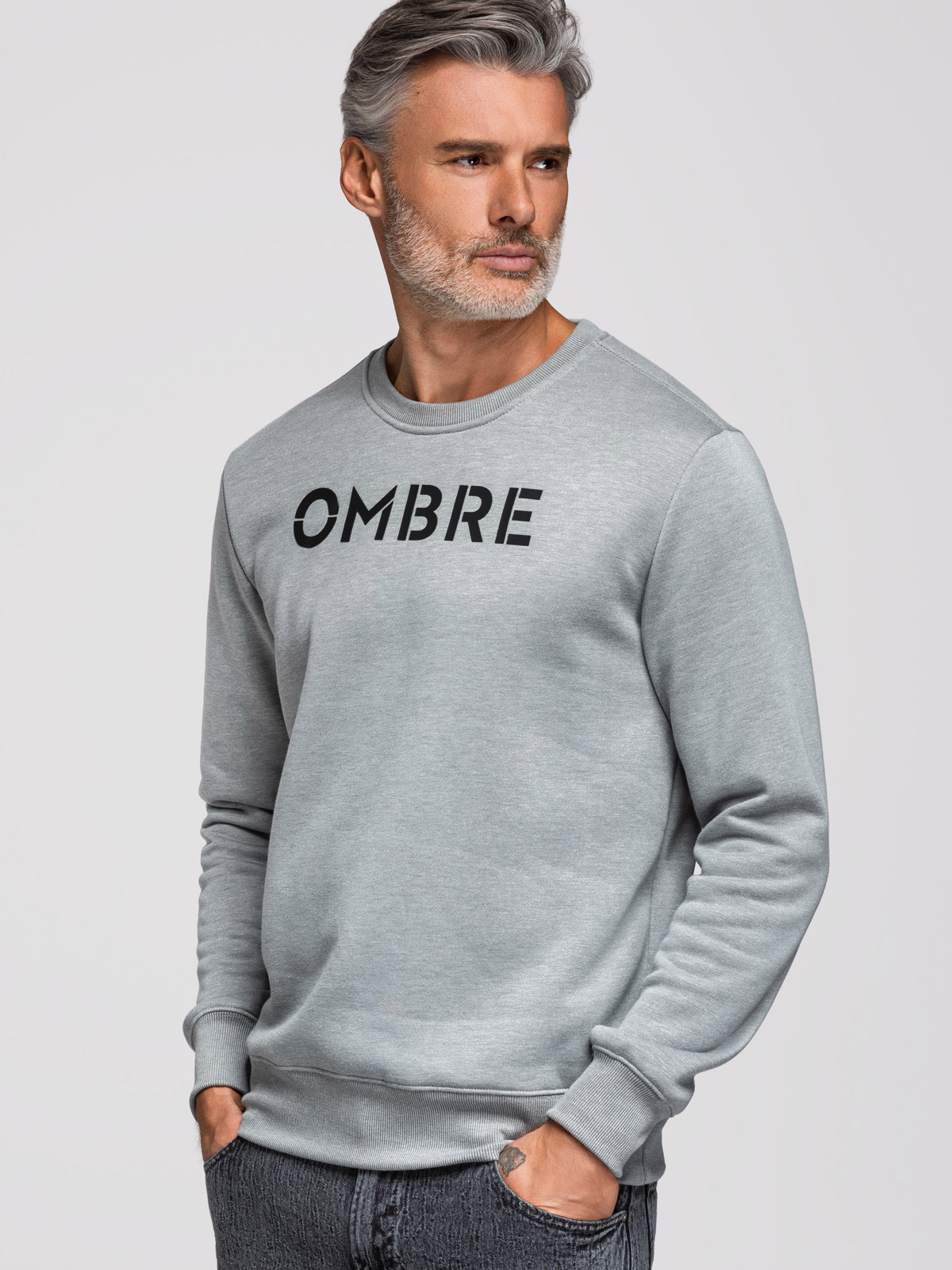 Meeste pusa Ombre Clothing rinnatrüki ja ümara kaelusega - Image 1