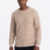 Ombre Clothing meeste kootud kampsun ümara kaelusega - Thumbnail Image 8