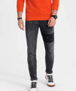 Meeste skinny fit teksad Ombre Clothing