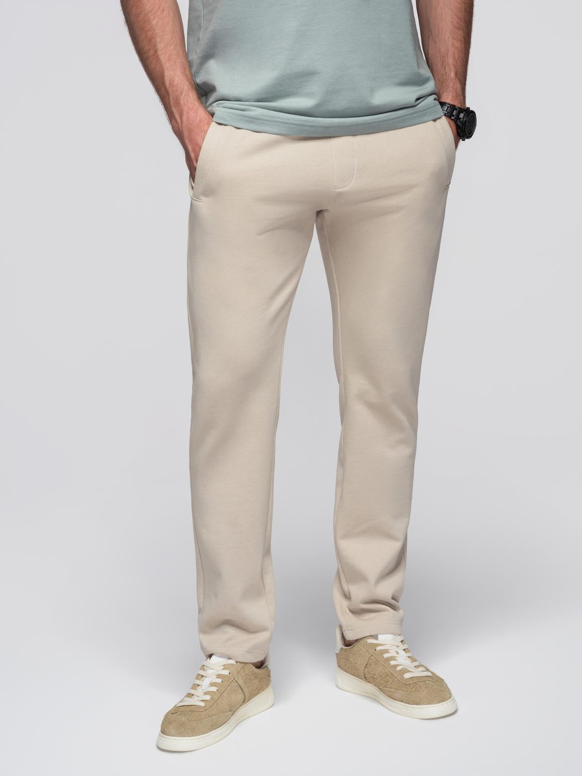 Ombre Clothing meeste puuvillased sirge lõikega dressipüksid - Image 1