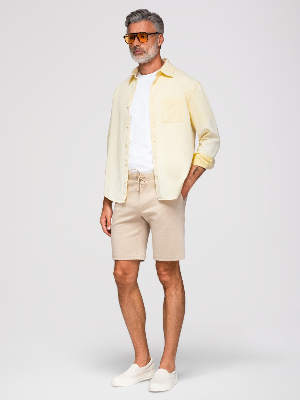 Ombre Clothing meeste puuvillased lühikesed püksid - Image 13