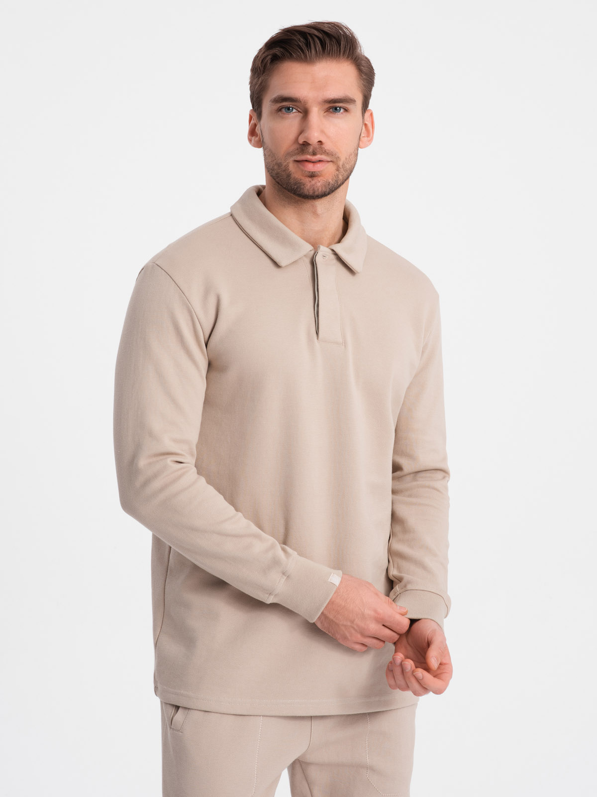 meeste dressikomplekt polo kraega dressipluus + püksid - must v8 z71 - Image 18