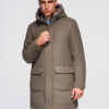 Meeste kapuutsiga mantel Ombre Clothing - Thumbnail Image 13