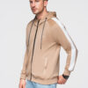 Ombre Clothing meeste lukuga pusa püstkrae ja triipudega - Thumbnail Image 42