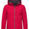 Meeste SOFTSHELL jakk fliisvoodri ja kapuutsiga – punane - Thumbnail Image 1