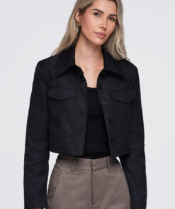 Lühike naiste jakk klapptaskutega Ombre Clothing