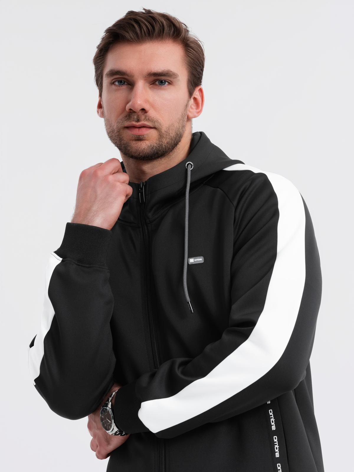 Ombre Clothing meeste lukuga pusa püstkrae ja triipudega - Image 29