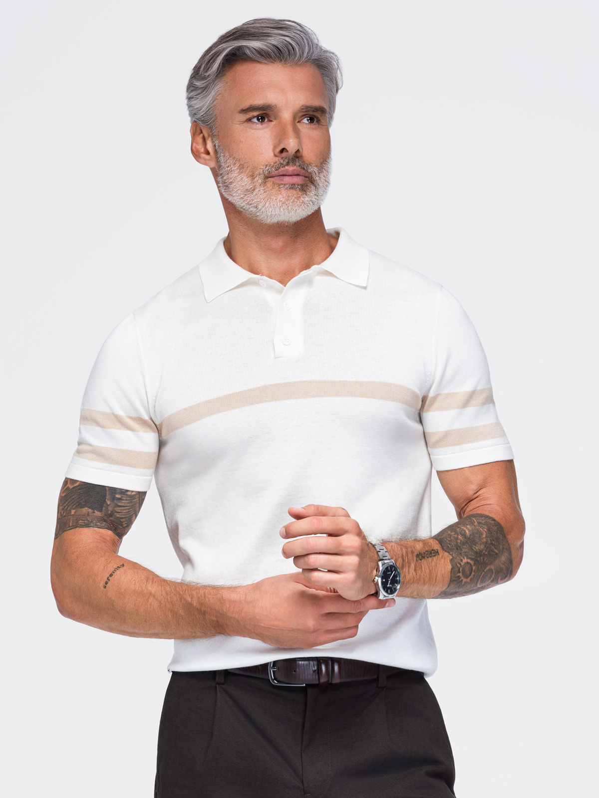 Meeste kootud polosärk Ombre Clothing - Image 9