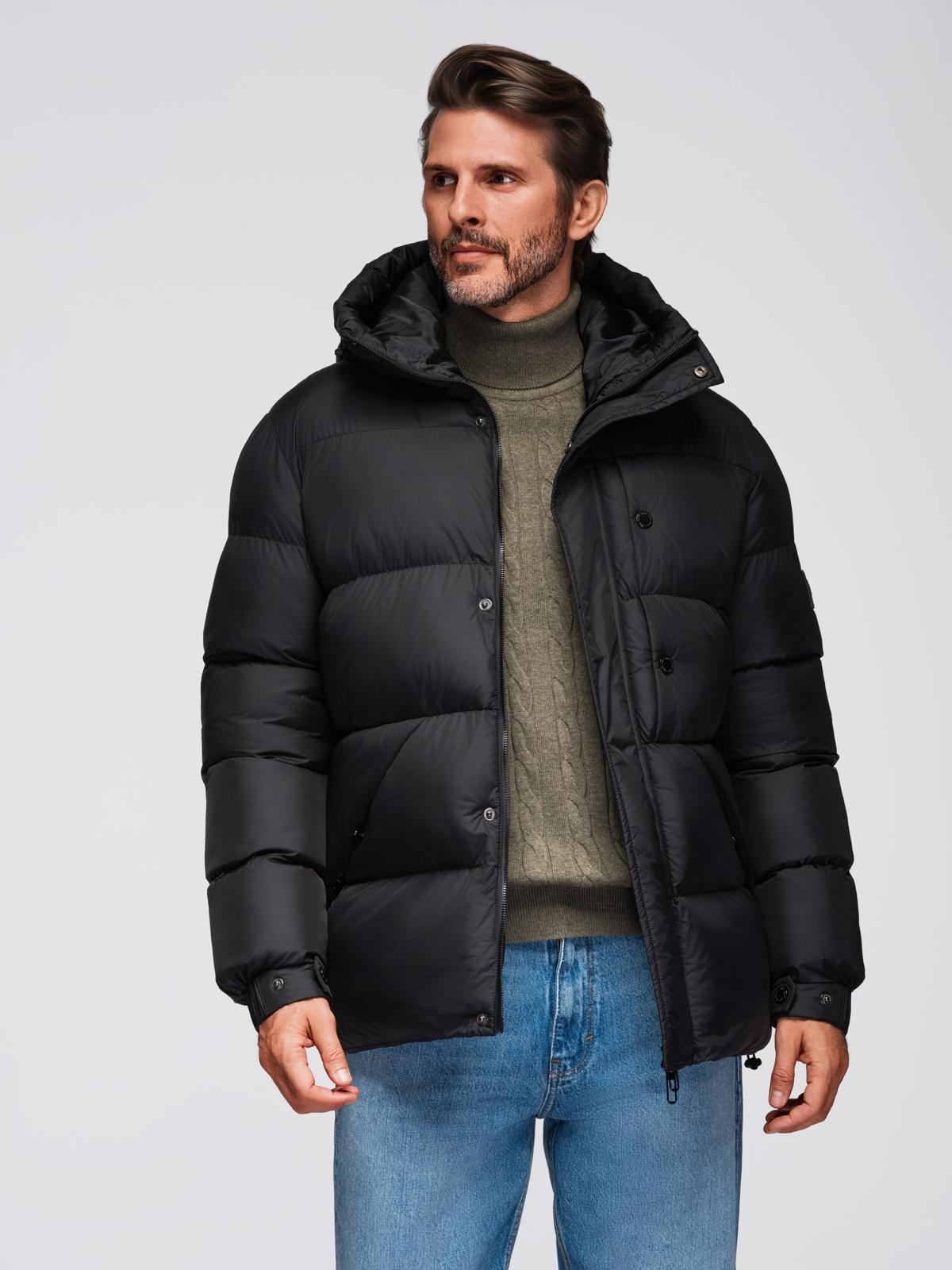 Ombre Clothing meeste tepitud kapuutsiga jope - Image 2