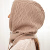 Kootud kapuuts-sall naistele - Thumbnail Image 2