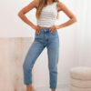 Triibuline soonikkoes naiste topp Kesi - Thumbnail Image 4