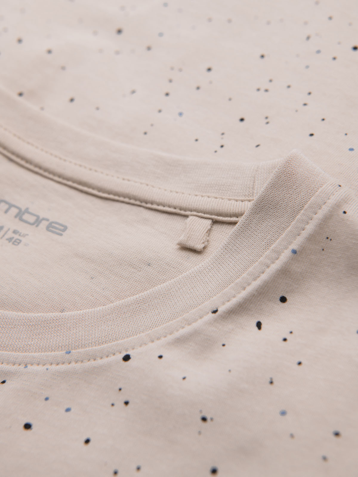 Meeste kammitud puuvillast trükimustriga T-särk Ombre Clothing - Image 6