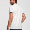 Ombre Clothing meeste puuvillane polosärk kontrastsete detailidega - Thumbnail Image 4