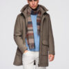 Meeste kapuutsiga mantel Ombre Clothing - Thumbnail Image 16