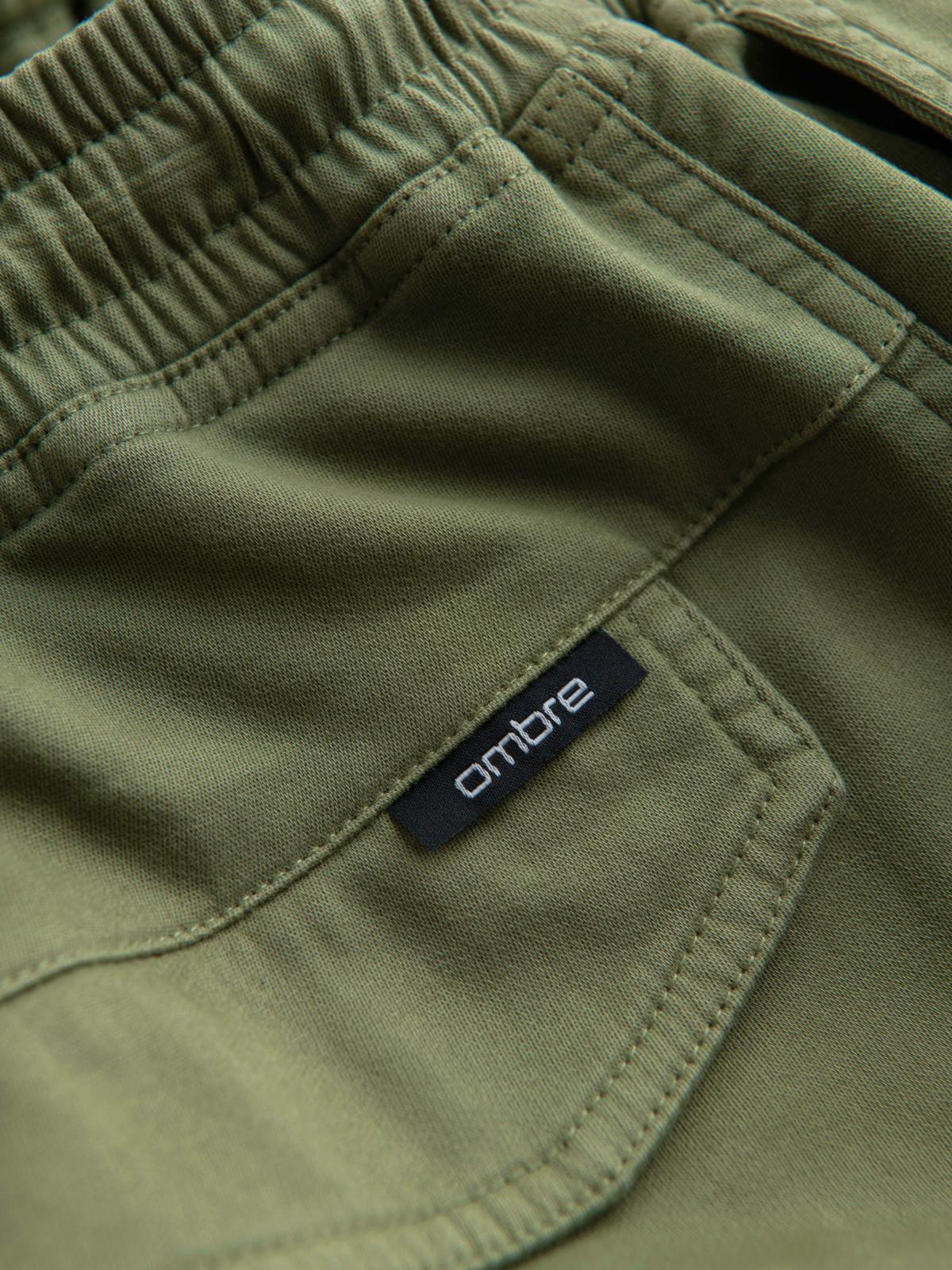 Ombre Clothing meeste cargopüksid elastse vöökohaga - Image 17