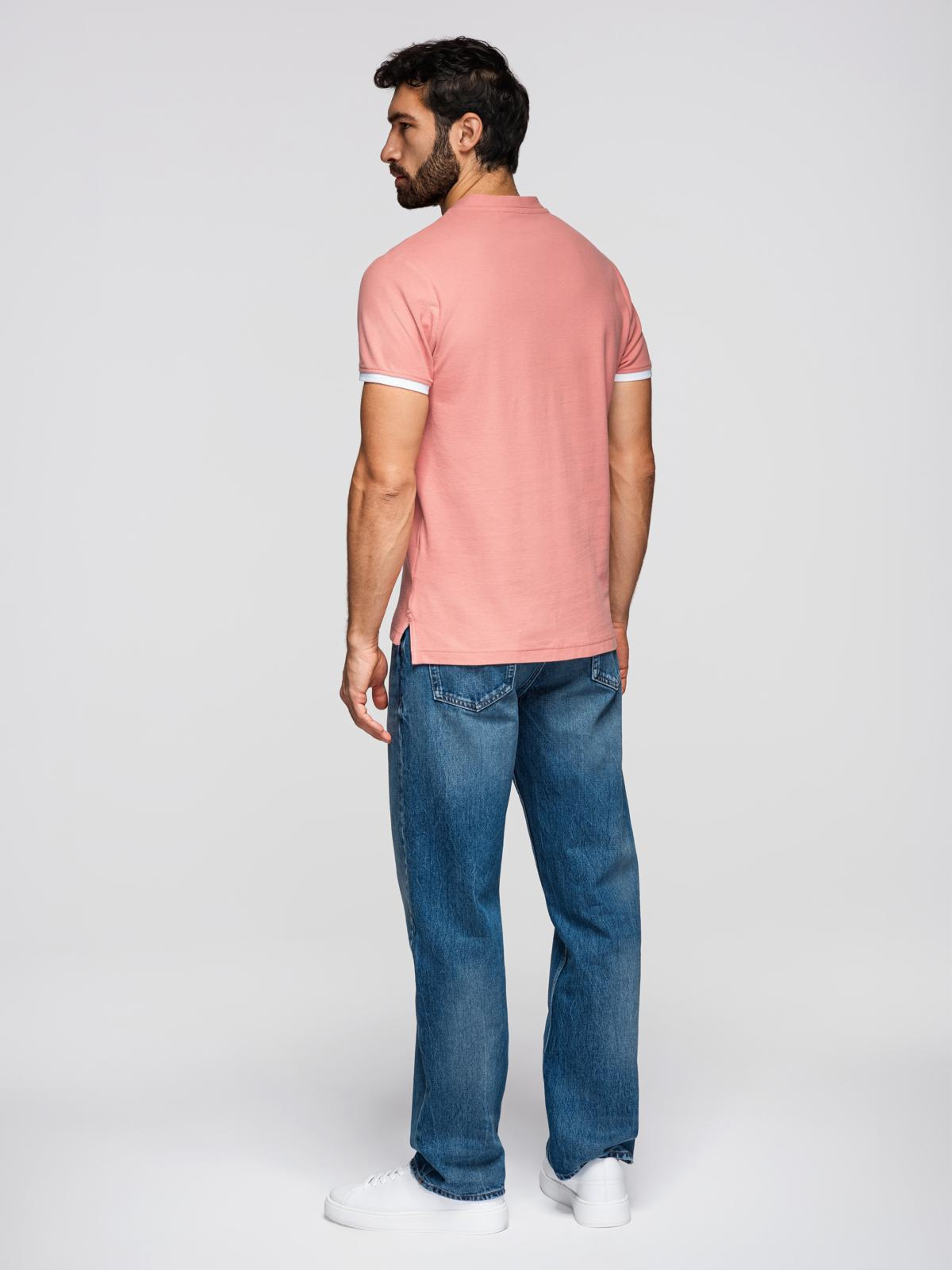 Meeste püstkrae ja nööpidega polosärk Ombre Clothing - Image 180