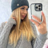Naiste kootud talvemüts Kesi tagasikeeratud äärega - Thumbnail Image 3