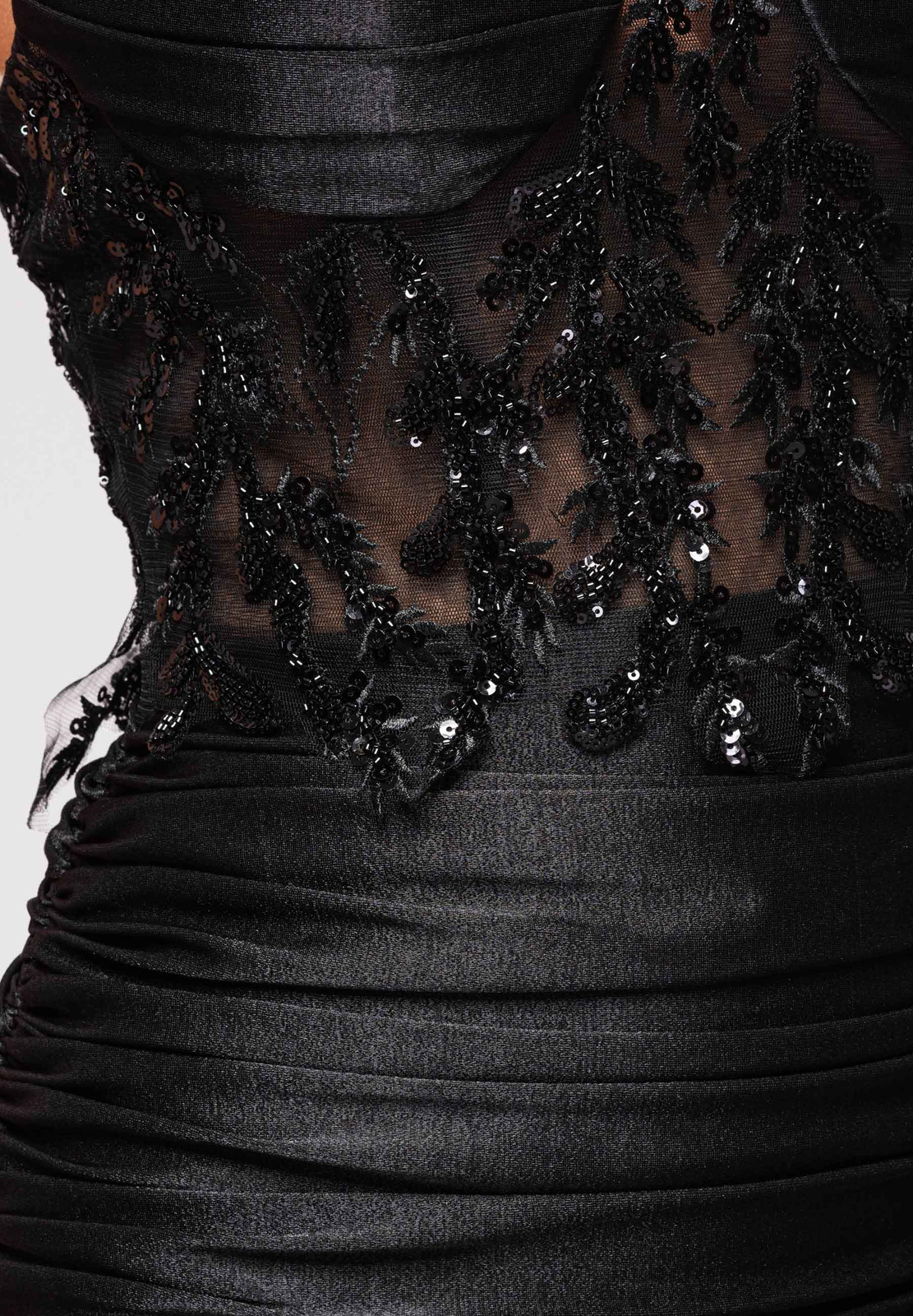 Larica maksipikkuses õhtukleit korsett-ülaosa ja lõhikuga - Image 11