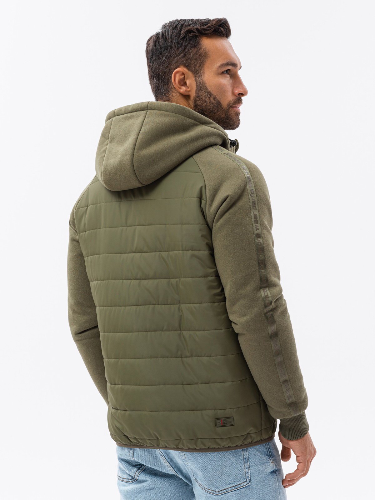 Ombre Clothing meeste kapuutsiga hübriidjope - Image 6