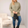 Avara lõikega naiste kampsun Kesi Plus Size - Thumbnail Image 70