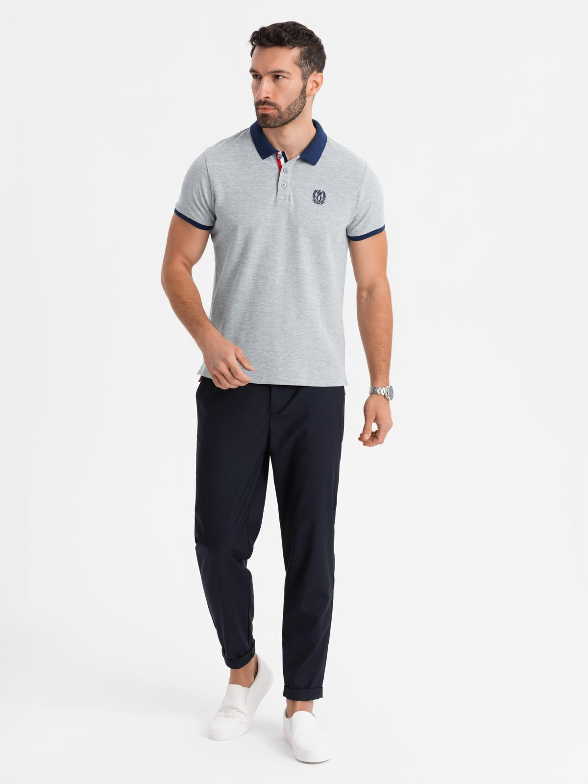 Meeste puuvillane polosärk Ombre Clothing - Image 3