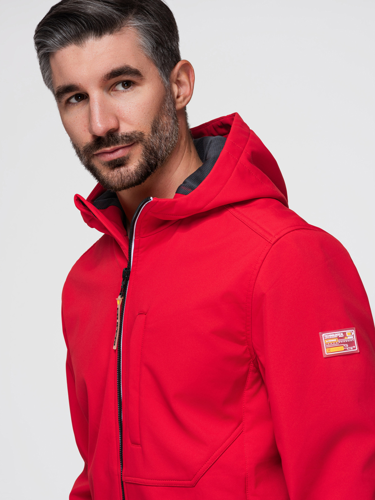 Meeste softshell-jakk Ombre kapuutsiga - Image 32