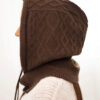 Kootud kapuuts-sall naistele - Thumbnail Image 25
