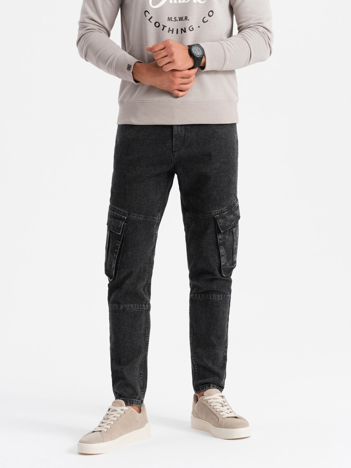 Ombre Clothing meeste cargo-teksad - Image 4