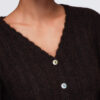 Ombre Clothing naiste nööpidega kootud kampsun seotava vööga - Thumbnail Image 8