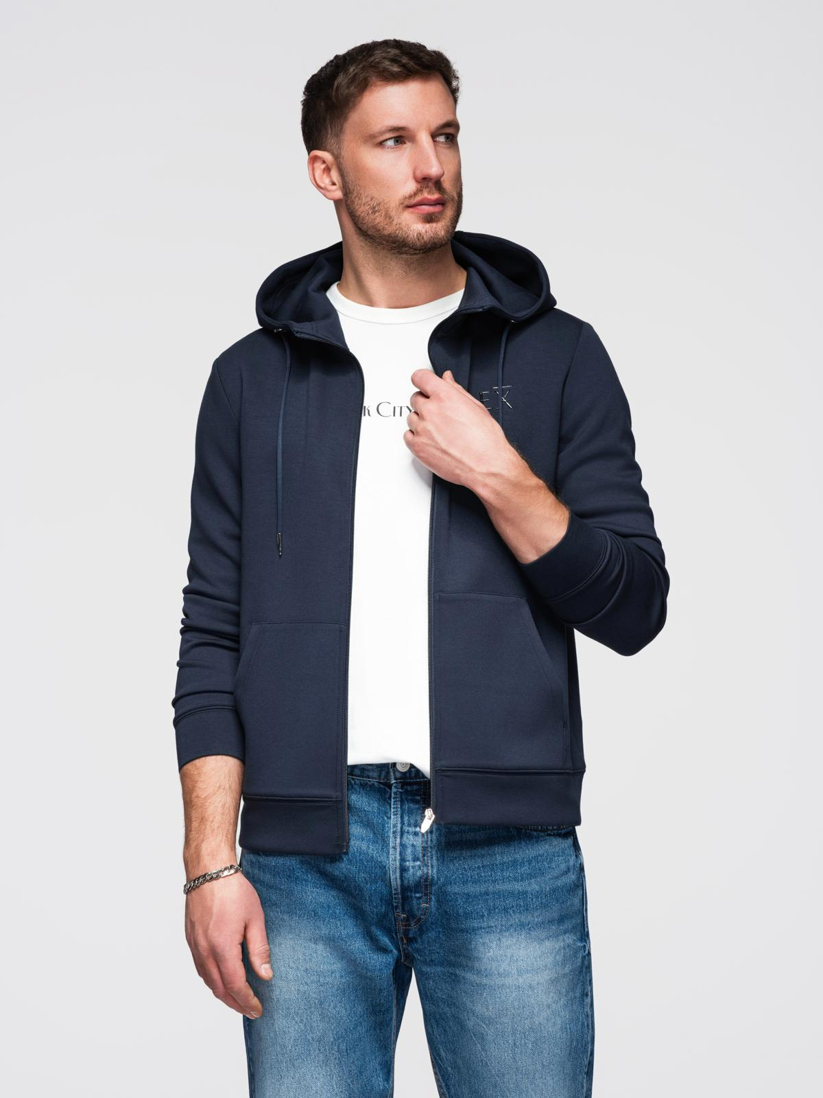 Ombre Clothing meeste lukuga kapuutsiga dressipluus - Image 16