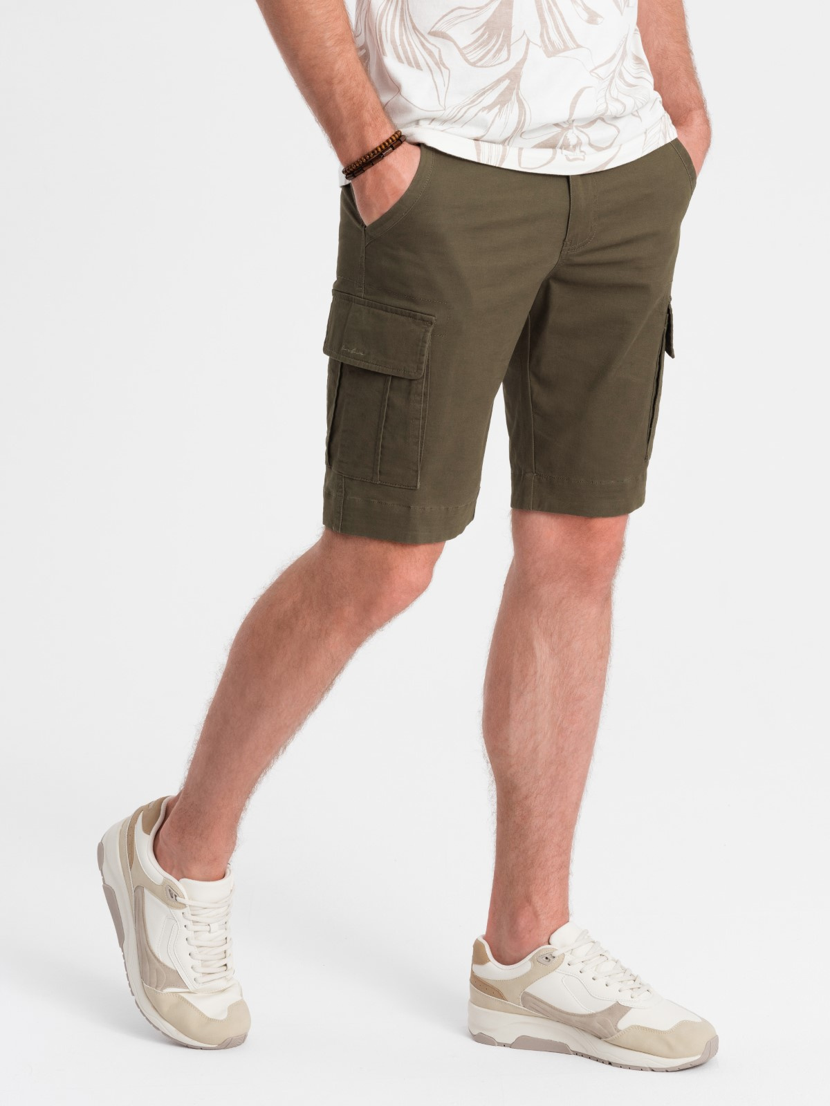 Ombre Clothing meeste cargolõikega lühikesed püksid - Image 10