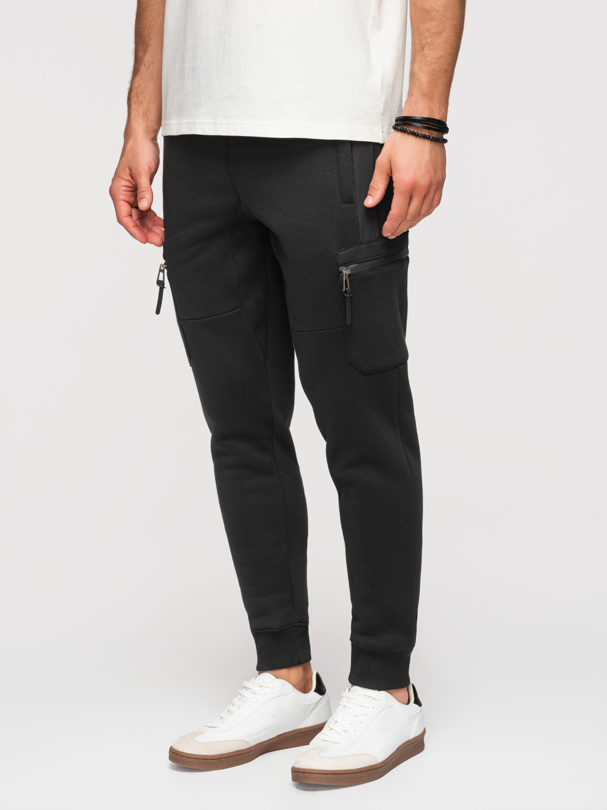 Meeste dressipüksid lukuga taskutega Ombre Clothing - Image 6