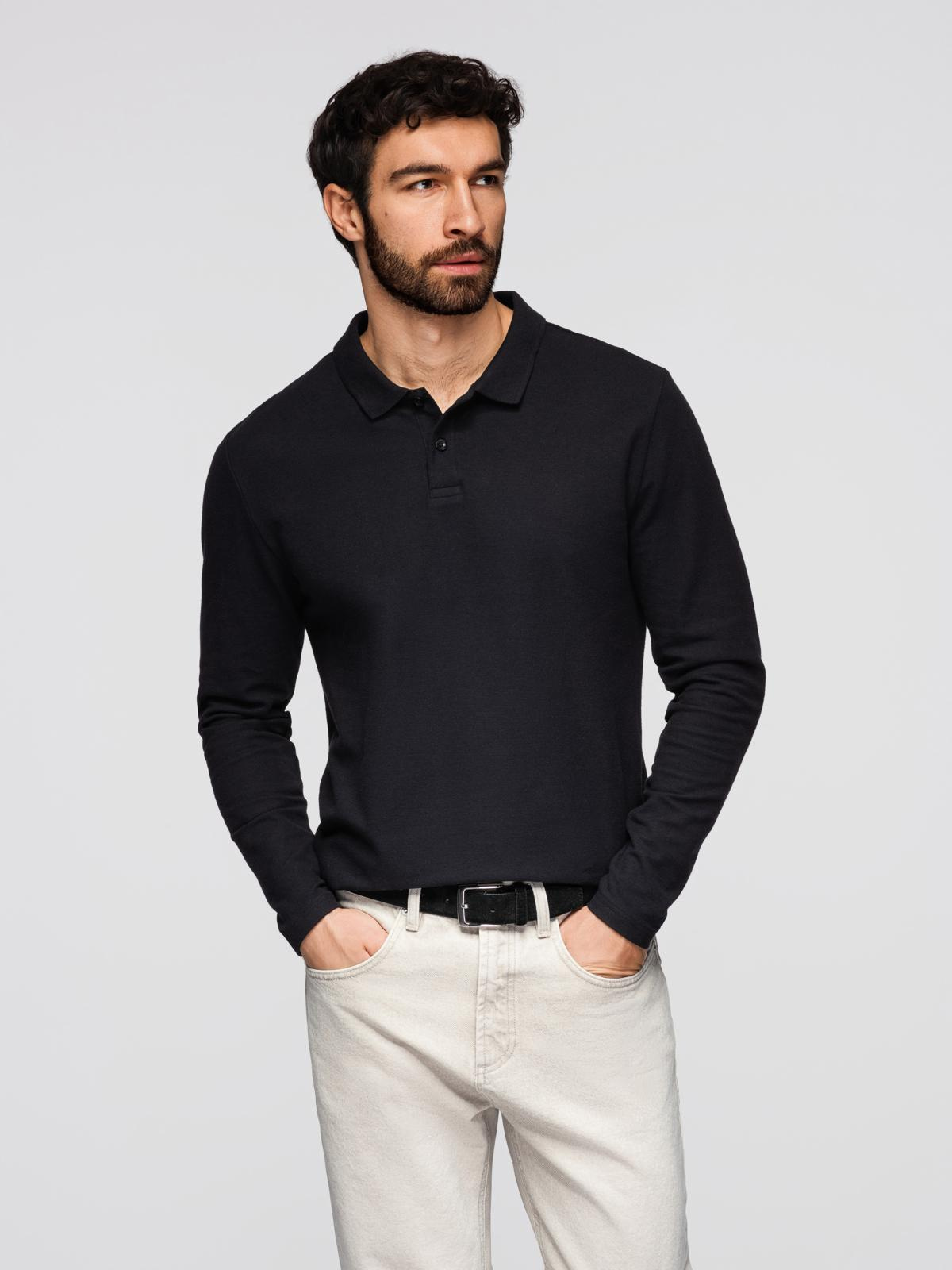 Ombre Clothing meeste pikkade varrukatega polosärk - Image 8