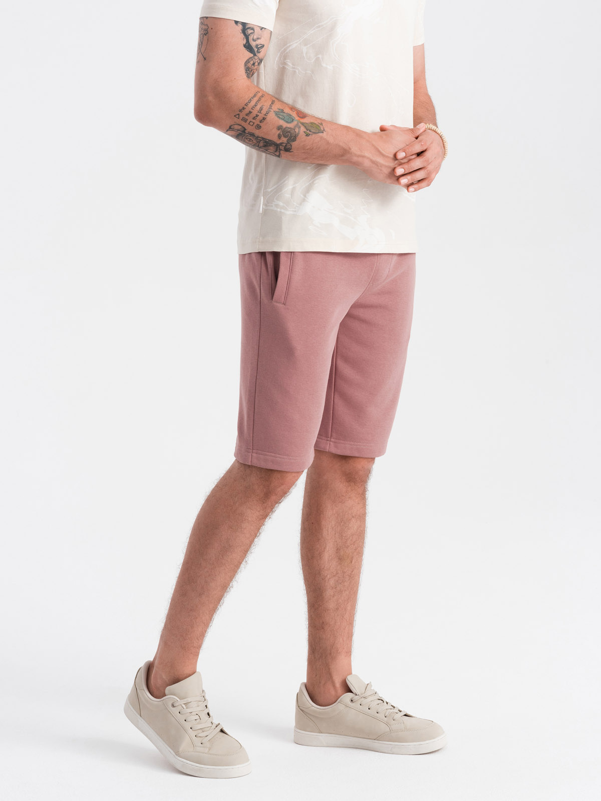 Meeste puuvillased dressilühikesed püksid Ombre Clothing - Image 32