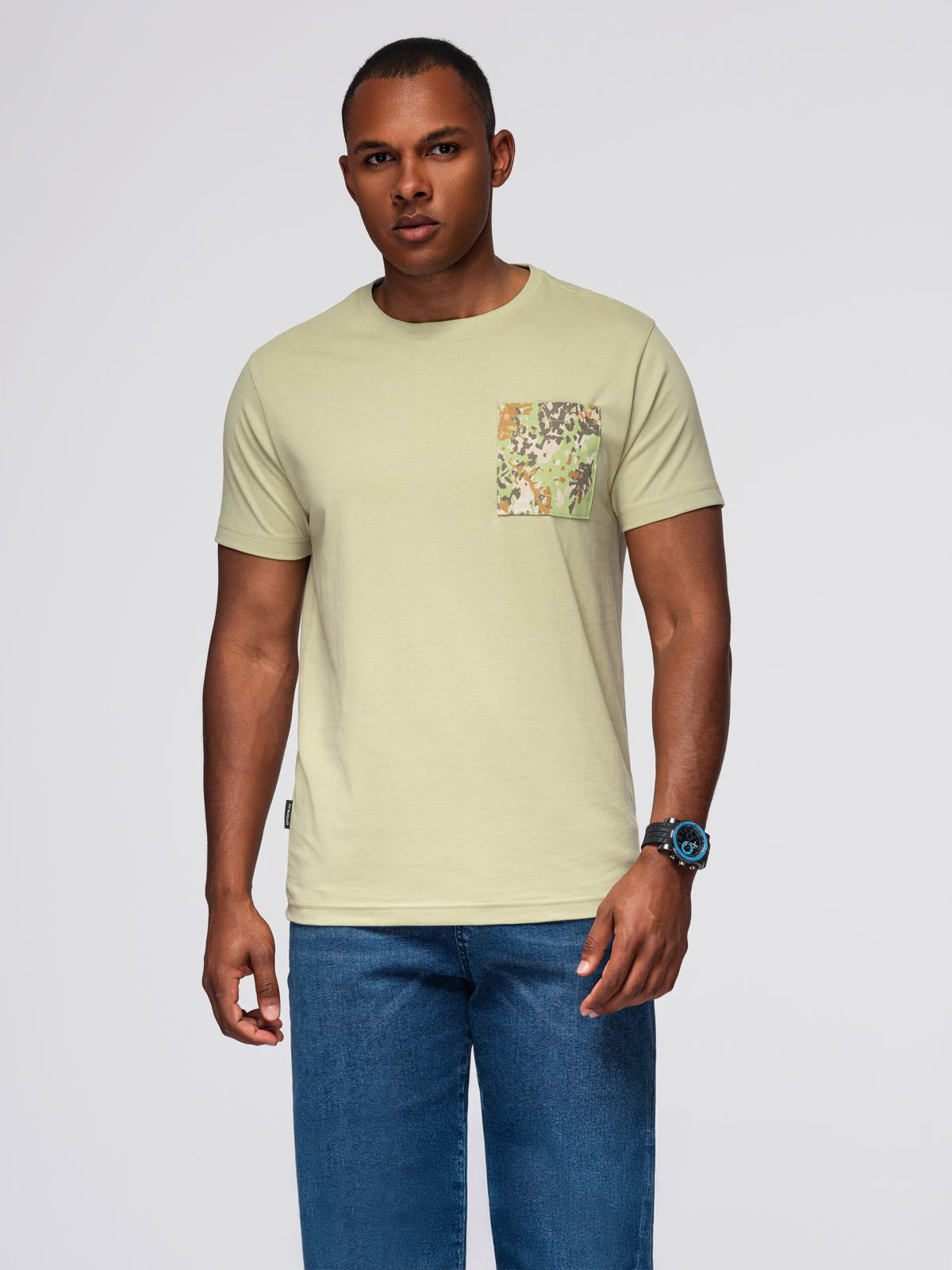 Meeste T-särk rinnataskuga Ombre Clothing - Image 10